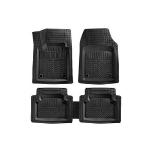Tapis de sol 4D XPE compatible Daihatsu Sirion, épaisseur 5 mm, ensemble complet 5 pièces, taille unique, noir - Product Image 1