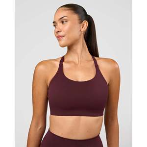 Soutien-gorge de sport Twist D/DD/E - Imprimé Cherry Lacquer - Soutien-gorge de yoga rembourré réglable pour les grandes tailles - Product Image 4