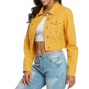 Chaquetas vaqueras cómodas al mejor precio, chaqueta vaquera corta transpirable para mujer de etiqueta privada para uso en exteriores - Product Image 2