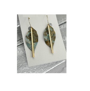 2025 Alaska texturé Surfaces femmes boucles d'oreilles créoles araignée noire coulée plaqué or laiton géométrique robe boucles d'oreilles géométriquement - Product Image 6