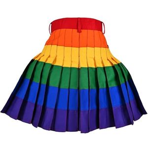 Kilt utilitaire plissé hybride moderne LGBT fait main écossais pour hommes - Product Image 4