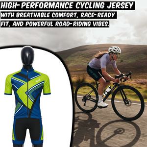 Ensemble de maillots de cyclisme respirants, nouveau design, séchage rapide, manches courtes, cuissard rembourré, uniforme de cyclisme en gros, maillot de cyclisme pour hommes - Product Image 4