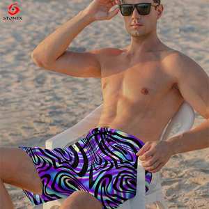 Cambio de temperatura Decoloración Verano Hombres Pantalones cortos de playa Cambio de color Deportes acuáticos Tabla de surf Pantalones cortos Bañadores Pantalones cortos de natación - Product Image 4