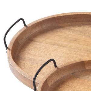 Rustic Handmade Wooden Serving <b>Tray</b> Elegant Home Decor Accent Durable Premium <b>Wood</b> Platter - Product Image 1