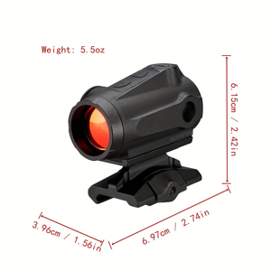 Mira Reflex Táctica para Caza y Tiro, Resistente al Agua, Iluminada, R5 Gen II, 1x20mm, Compacta, 2 Mo-A, Mira de Punto Rojo Compacta - Product Image 4