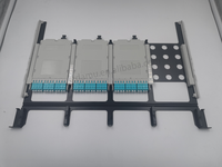 LC APC 1U 144 Cores MPO MTP Panel de conexión de fibra óptica Montaje en rack ODF para centro de datos 3G/4G de alta densidad y redes de telecomunicaciones