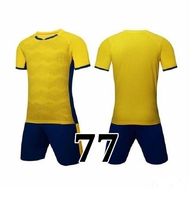 Seragam Sepak Bola Pria Bordir Custom Berkualitas Tinggi Cepat Kering Bahan Polyester/Katun/Spandex Grosir Jersey Klub Tim