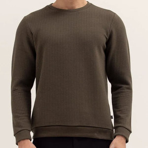 สเวตเชิ้ตผู้ชายย้อมสีล้วนผ้าฝ้าย100% ออกแบบโลโก้ได้ตามต้องการ - Product Image 5