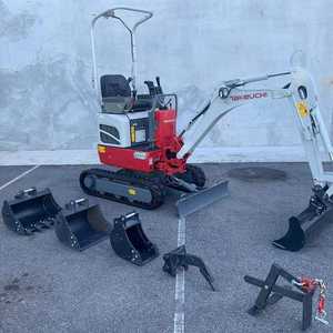 Mini-excavatrice japonaise d'occasion Takeuchi TB235-2, 1 tonne, diesel, sur chenilles, moteur Yanmar, godet de 4 m, moment de charge élevé, pompe moteur - Product Image 3