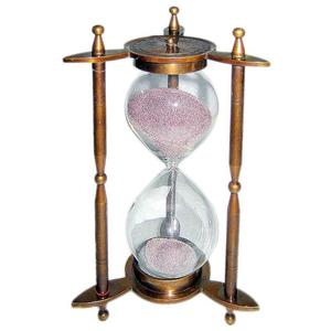 High Quality Nautical Brass Maritime Item Table Unique Hourglass <b>Sand</b> Timer Compass Design Good Brass Christmas <b>Decorations</b> - Product Image 2