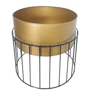 Décor à la maison jardinière intérieur Mini fleur en métal Pot de fleur en métal (jardinière) finition antique taille personnalisée bonne qualité - Product Image 2