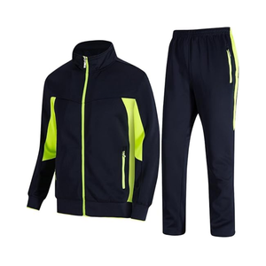 Bas quantité minimale de commande fermeture éclair conception de logo personnalisé survêtement de haute qualité Fitness Jogging entraînement Gym hommes survêtements - Product Image 5