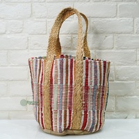 Sac bandoulière bohème tressé en jute tendance 2025, fait main, écologique, en chanvre, pour la plage et les voyages, pour femme, design personnalisé, vente en gros