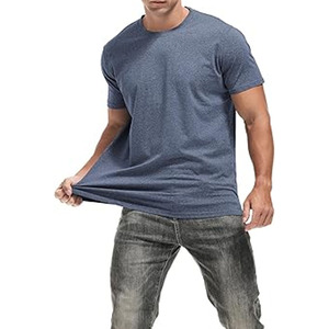 Summer Men's Short Sleeve T Shirt Solid Color T Shirt Breathable Loose Basic Shirts for Men Lightweight uploaded by Dress Sports - Product Image 3