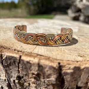Copper Magnetic Therapy Rope <b>Bracelet</b> Magnetic Adjustable <b>Bracelet</b> <b>Men</b> Women Unisex Copper Jewelry Gift - Product Image 1