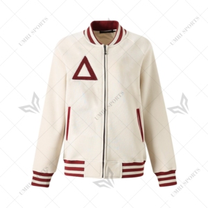 Tùy Chỉnh <span class=keywords><strong>Delta</strong></span> Varsity Lông Cừu Áo Khoác Hy Lạp Unisex Kích Thước Chenille Thêu Logo Hy Lạp Trang Phục <span class=keywords><strong>Delta</strong></span> Áo Khoác - Product Image 1