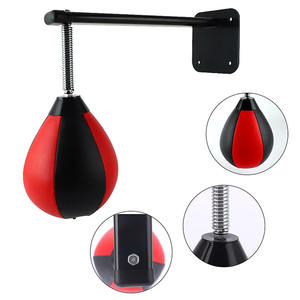 ลูกบอลฝึกซ้อมมวยคุณภาพสูงแบบกำหนดเองได้ ขายส่ง วัสดุหนัง ทนทาน ปรับความสูงได้ อุปกรณ์ฝึกซ้อมมวย - Product Image 3