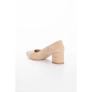 Suola in Neolite femminile stile elegante da donna comoda in forma classica con tacco spesso Stiletto Beige 5 cm - Product Image 6