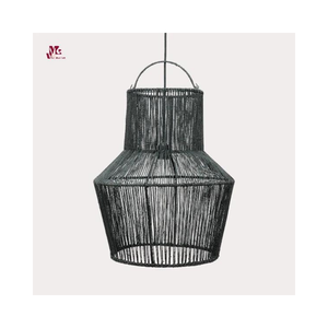 Prix bon marché pour la vente en gros de rotin bambou jute abat-jour en bambou naturel suspension pour la maison cuisine hôtel décoration - Product Image 1