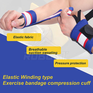 Poignets élastiques en néoprène de haute qualité Ceinture de fitness respirante avec logo personnalisable pour l'haltérophilie - Product Image 3