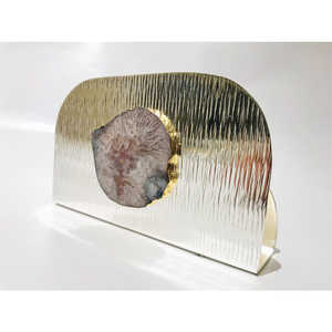 Unique <b>Napkin</b> Holder used for Home Hotel Restaurant and Office Tissue Holder <b>Silver</b> Color Metal Unique Design <b>Napkin</b> Stand table - Product Image 4