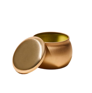 Pot de bougie votive rond parfumé en métal fait à la main unique personnalisé en gros disponible décoré pièce maîtresse de récipient de pot de bougie - Product Image 4