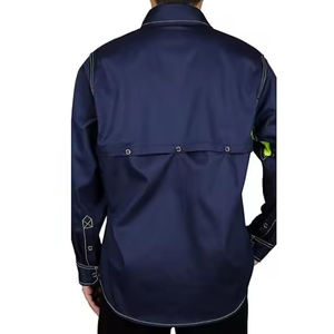 Fournisseur de vêtements de travail et de sécurité en gros OEM, prix bas, livraison rapide, vêtements de travail réfléchissants FR à haute visibilité, manches longues, respirants - Product Image 2