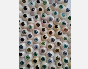 ตาเทียมมนุษย์แบบวินเทจ 50 ชิ้น ตาเทียมหลากเฉดสี กระจกโบราณ ตาเทียม... - Product Image 3