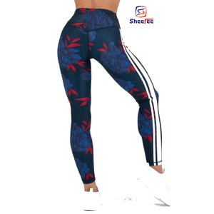 Lo último de 2025, pantalones de entrenamiento de gimnasio personalizados para mujer, mallas ajustadas para correr OEM con logotipo en la cintura, precio barato al por mayor - Product Image 5
