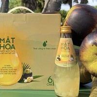 6 Flessen Kant-en-klare Palmnectar Drank met Palmvruchten Topping Premium Tropische Drank voor Cafés en Restaurants