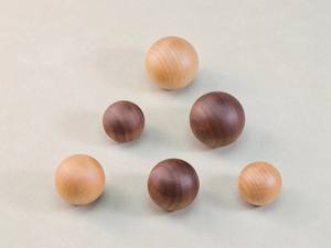 Bolas de Madera Maciza Natural sin Acabado al por Mayor, Patrón de Cubo de Bambú y Madera para Manualidades, Decoración del Hogar, Artes y Oficios - Product Image 5