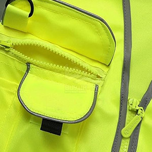 Veste de sécurité haute visibilité personnalisée, imperméable et respirante, pour la vente en ligne, grande taille, pour l'été, fabriquée au Pakistan - Product Image 6