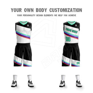 Personalizado Equipo Logo Diseño Cosido Jersey Baloncesto Ropa Sublimación Baloncesto Uniformes - Product Image 3