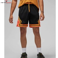 Top vente hommes été mince maille basket-ball Shorts solide motif toile respirant Fitness entraînement pour sport Muscle pour Gym