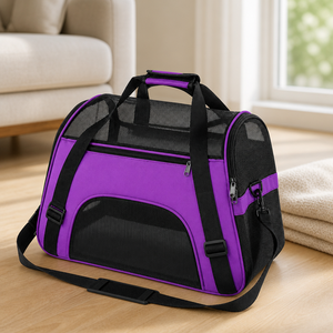 Bolsa de Transporte Transpirable para Mascotas, Bandolera Oxford para Gatos y Perros, Bolso de Viaje Ligero - Product Image 2