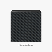 Plaque à effet 3D Bambu Lab en métal, fibre de carbone/diamant/galaxie/texte étoilé pour imprimantes 3D X1/P1/A1/A1 Mini noires – Accessoires