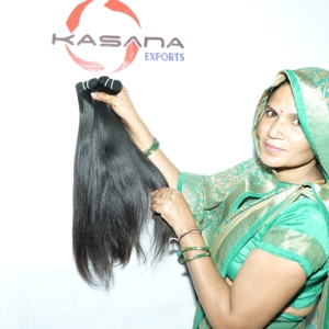 Traitement aligné de cuticule vierge de temple vietnamien brut aucun vente en gros machine double trame ondulation profonde couleur naturelle cheveux humains - Product Image 1