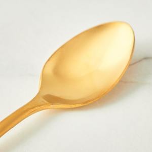 Ensemble de cuillères dorées de qualité supérieure, idéal pour les banquets, les hôtels, les dîners festifs à domicile, les boulangeries, les cafés et la restauration pour événements spéciaux - Product Image 5