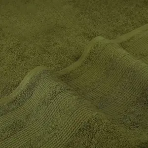 Serviette de bain 100% coton à séchage rapide de haute qualité avec motif de couleur unie imprimé de logo personnalisé. - Product Image 3