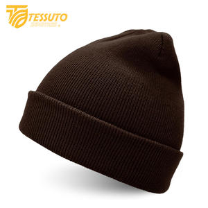 Bonnets à la mode Bonnets d'hiver Bonnet chaud fabriqué OEM design logo personnalisé de la meilleure qualité Bonnets pour hommes - Product Image 6