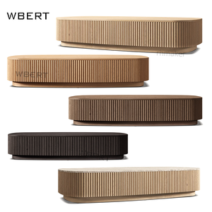 Wbert RH Nhà cung cấp thiết kế cao cấp đồ nội thất phòng khách rắn gỗ sồi Đá Cẩm Thạch Bàn cà phê - Product Image 6