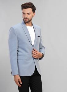 Elegante Blazer Gris para Hombre con Pantalón Gris a Juego para Bodas, Reuniones de Negocios y Ocasiones Formales Disponible al Mejor Precio - Product Image 2