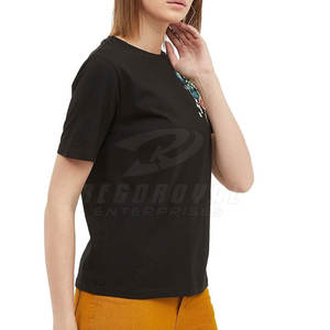 Venta al por mayor de uso al aire libre Camisetas impresas Manga corta Venta en línea Mujeres Camisetas impresas para la venta - Product Image 4