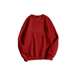 Sudadera con capucha de punto grueso personalizada para mujer, de invierno, con estampado frontal, oversize, lisa, de manga larga, al por mayor - Product Image 1