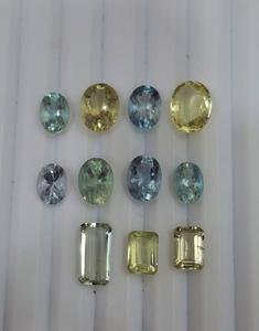 Pierre de coupe aigue-marine naturelle pierre précieuse en vrac pour la fabrication de bijoux pierre de coupe multi-aigue-marine - Product Image 2