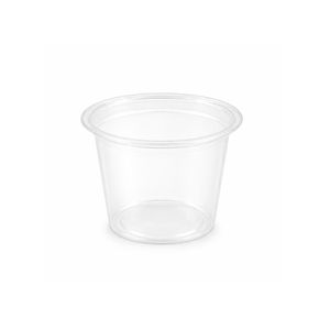 Gobelets jetables en plastique robustes 3H 0,75 oz (2500 pièces/boîte) – Petits gobelets transparents pour condiments, sauces, soufflés et shots de gelée, idéaux pour la préparation des repas - Product Image 1