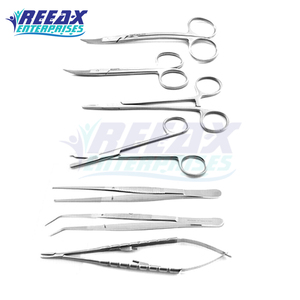REEAX Enterprises Ensemble d'instruments de chirurgie plastique de base en acier de qualité supérieure Créez votre propre produit de chirurgie - Product Image 4