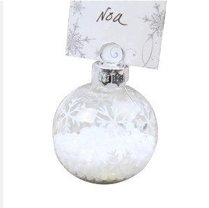 Haut de gamme 80mm Spirale Caret Boule De Verre De Noël Ornement Suspendu 3.15 Pouces Or Flocons De Neige Globe Sphère Décorations De Noël - Product Image 2