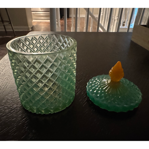 Vintage Design <b>Large</b> Multi-Purpose Storage <b>Jar</b> Eco-Friendly Epoxy Acrylic PP Cylinder Shape Acacia <b>Lid</b> for Kitchen Party Use - Product Image 3