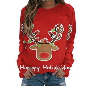 100% coton Sublimation imprimé sweats nouveaux élégants en gros sweats à capuche tricotés Top qualité Streetwear pour femme - Product Image 6